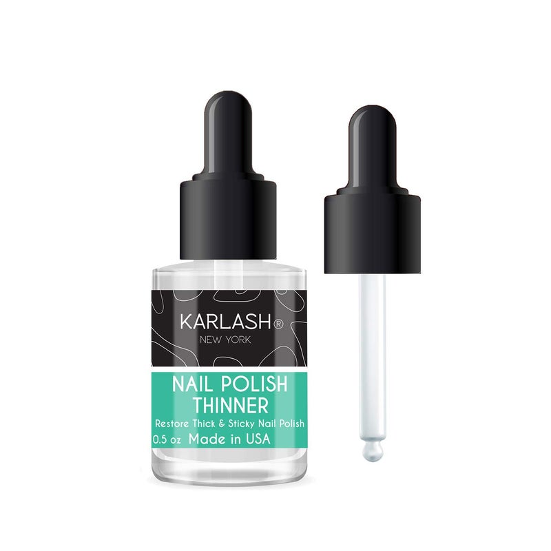 Karlash Professional Nail Polish Thinner 05 oz Restore thick and sticky nail polish 1 Piece - Image 3