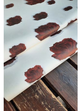 Burgundy Rose Lux Pelur Paper - Gift Wrap - Packaging Pelur Paper - Gift Wrap - 10 Pieces - 50X70