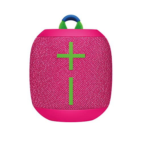 Ultimate Ears WONDERBOOM 3, Small Portable Wireless Bluetooth Speaker, Big Bass 360-Degree Sound for Outdoors, Waterproof, Dustproof IP67, Floatable, 131 ft Range - Hyper Pink - Image 1