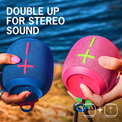Ultimate Ears WONDERBOOM 3, Small Portable Wireless Bluetooth Speaker, Big Bass 360-Degree Sound for Outdoors, Waterproof, Dustproof IP67, Floatable, 131 ft Range - Hyper Pink - Image 5