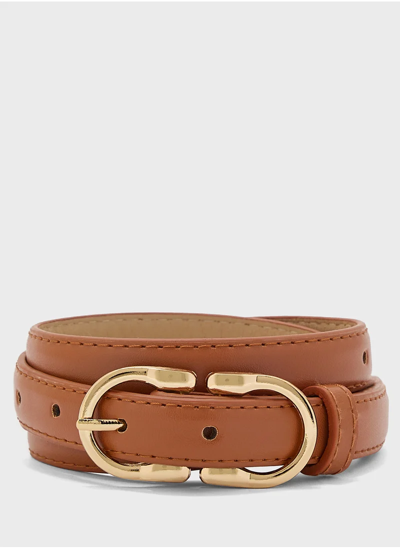 Ginger Double Buckle Belt