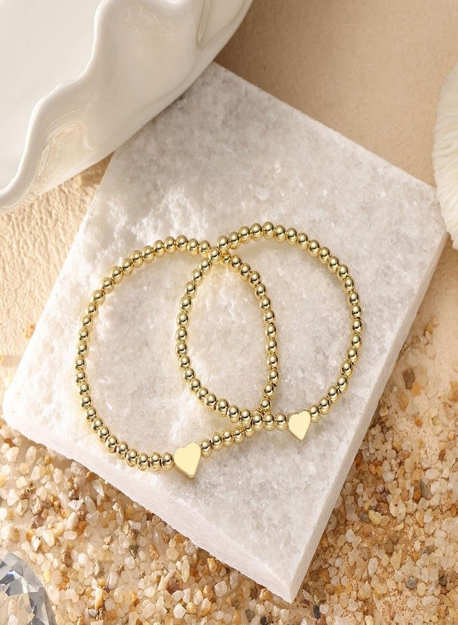 SKIRIFLA Mother Daughter Bracelets Jewelry Set for 2, Matching Heart Bracelets for Mother Daughter, First Day Of Kindergarten School Bracelet Gifts for Mommy and Me, Back To School Bracelet-Mommy(Heart) - Image 2