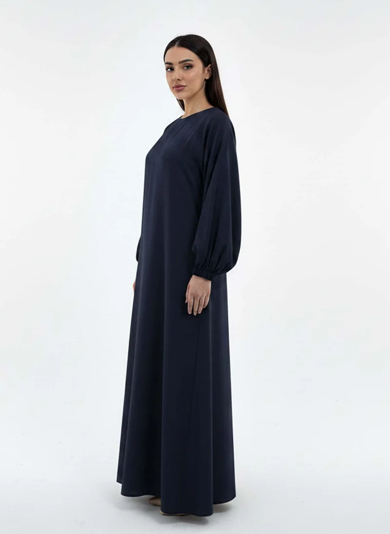 MSquare Fashion Lightweight Blue Harir Maqsood Prayer Abaya