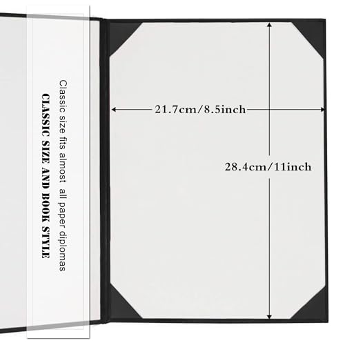 Misscom Diploma Cover Graduation Certificate Cover Diploma Holder Smooth 8.5x11 - Image 3