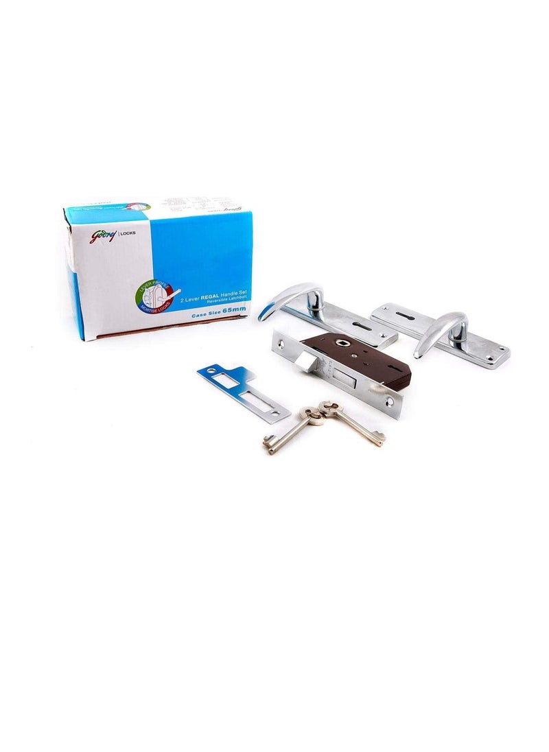 جودريج مجموعة مقبض ملكي من Godrej 2 Lever Chrome Finish  - Image 2
