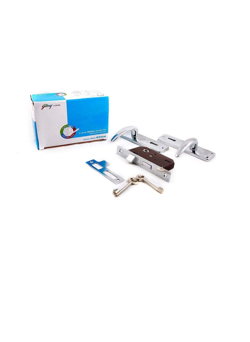جودريج مجموعة مقبض ملكي من Godrej 2 Lever Chrome Finish  - Image 1