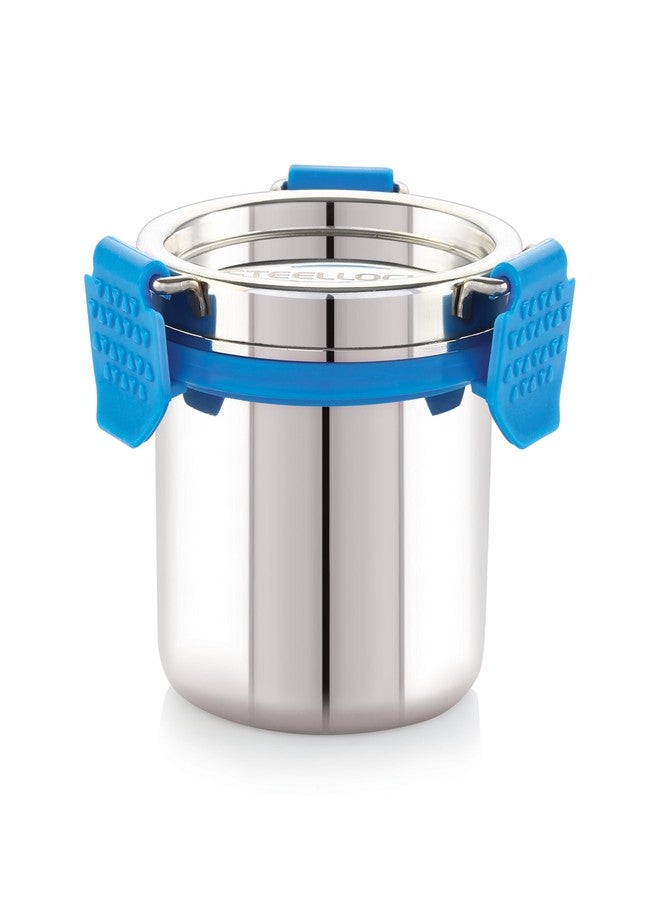 STEELLOCK PRO Stainless Steel Container/Dabba with Steel Lid Airtight for Food Storage, Easy to Carry, Leak Proof and Stackable (SLP-112/200 ML). - Image 2