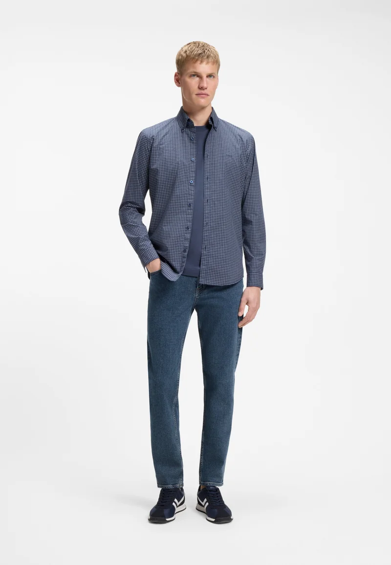 BOSS Blue Regular-fit jeans in stretch cotton for Men | Best Price UAE