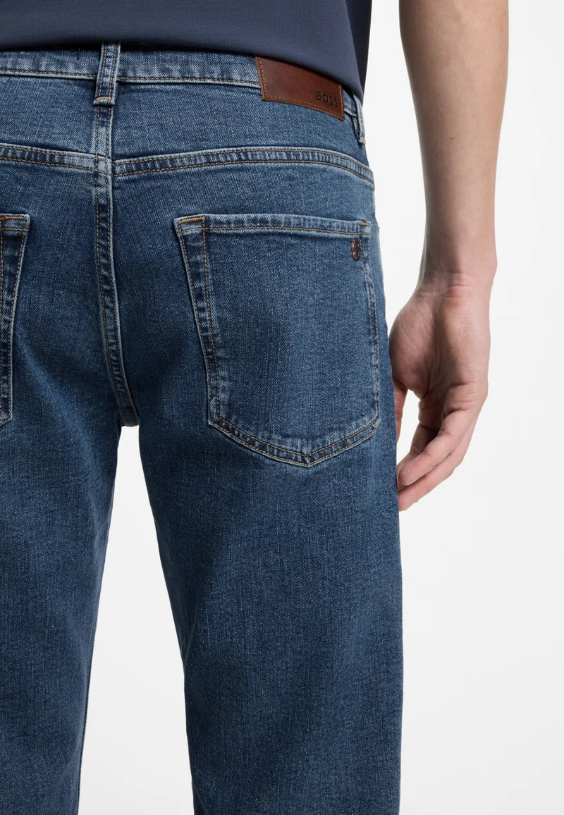 BOSS Blue Regular-fit jeans in stretch cotton for Men | Best Price UAE