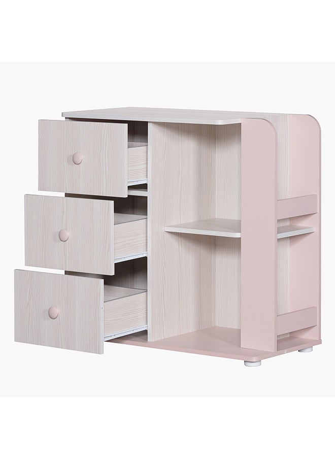 Home Box Anna 3-Drawer Open Shelves Dresser without Mirror  - Image 5