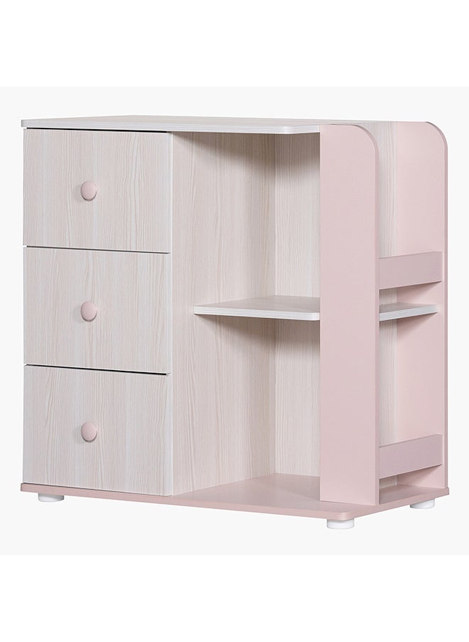 Home Box Anna 3-Drawer Open Shelves Dresser without Mirror  - Image 2