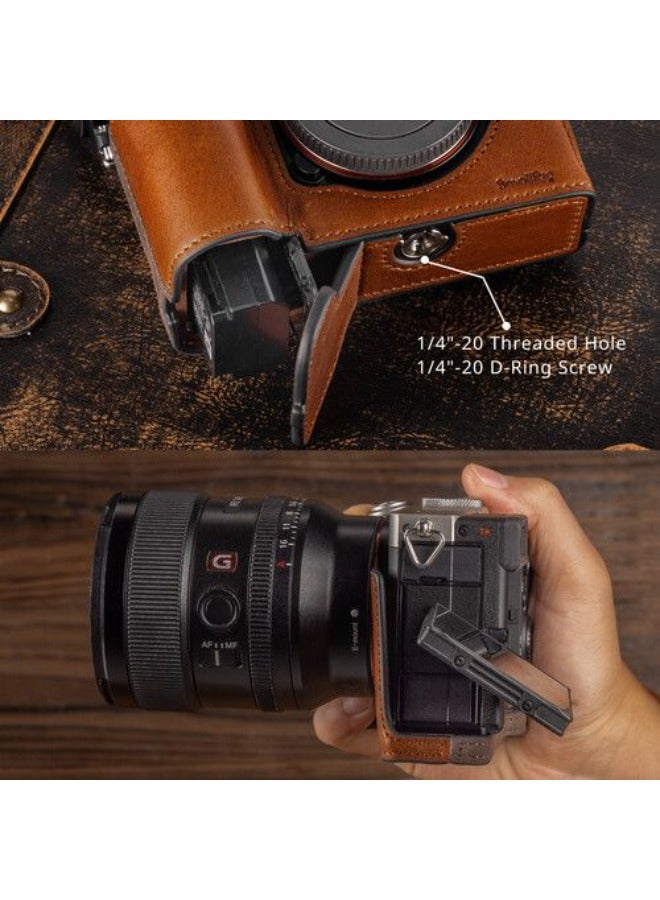 SmallRig Camera Leather Case Kit for Sony Alpha 7C II / Alpha 7CR 5015 - Image 4