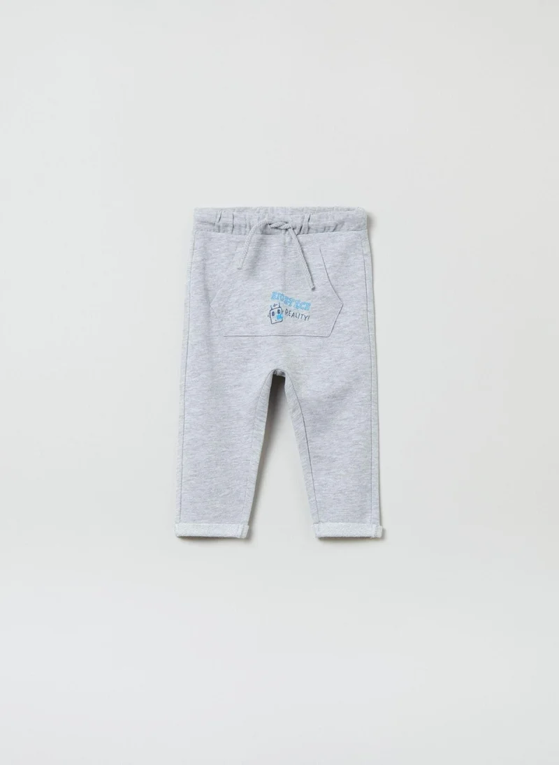 او في اس OVS FAGOTTINO French Terry Joggers With Drawstring