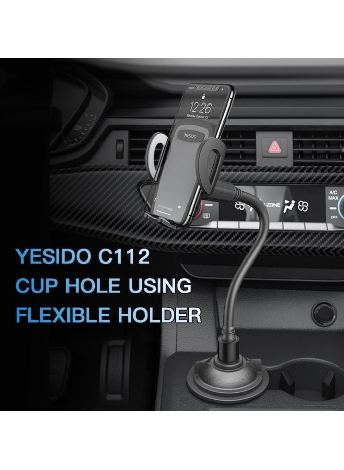 Yesido Phone Holder Automatic Extendable Flexible Long Arm Car C112 - Image 2
