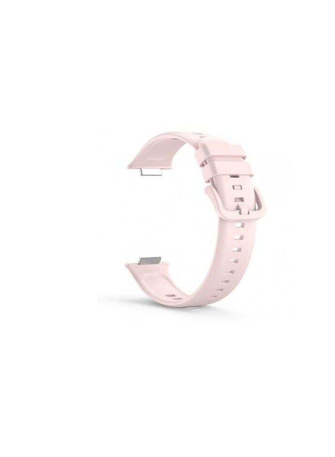 Light Pink Silicone Strap For Huawei Watch Fit 2 This Supple And Flexible Strap Is Great For Sports But Also For Everyday Wear - Image 2