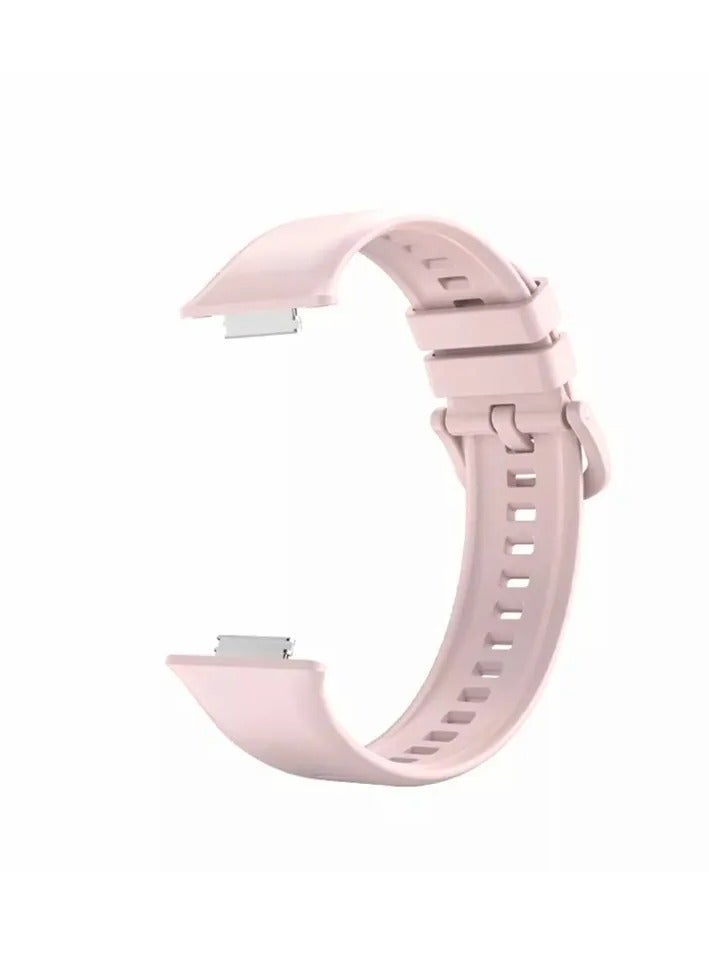 Light Pink Silicone Strap For Huawei Watch Fit 2 This Supple And Flexible Strap Is Great For Sports But Also For Everyday Wear - Image 1
