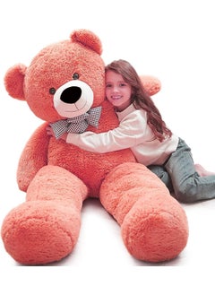 SOLE Cute Large Plush Teddy Bear with Bow Tie, 130 cm - 100% Local, Plush Bear SPECIAL for Lovers  - Image 1