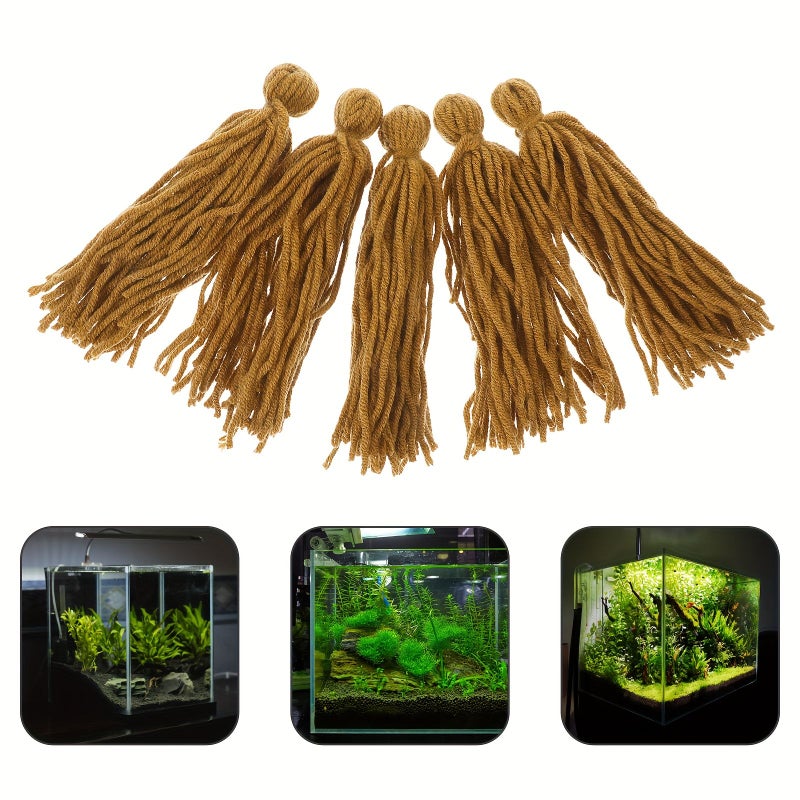 5 Blue Aquarium Spawn Mops for Guppy Angelfish Livebearer Breeding Fry Egg Hatching - Image 5