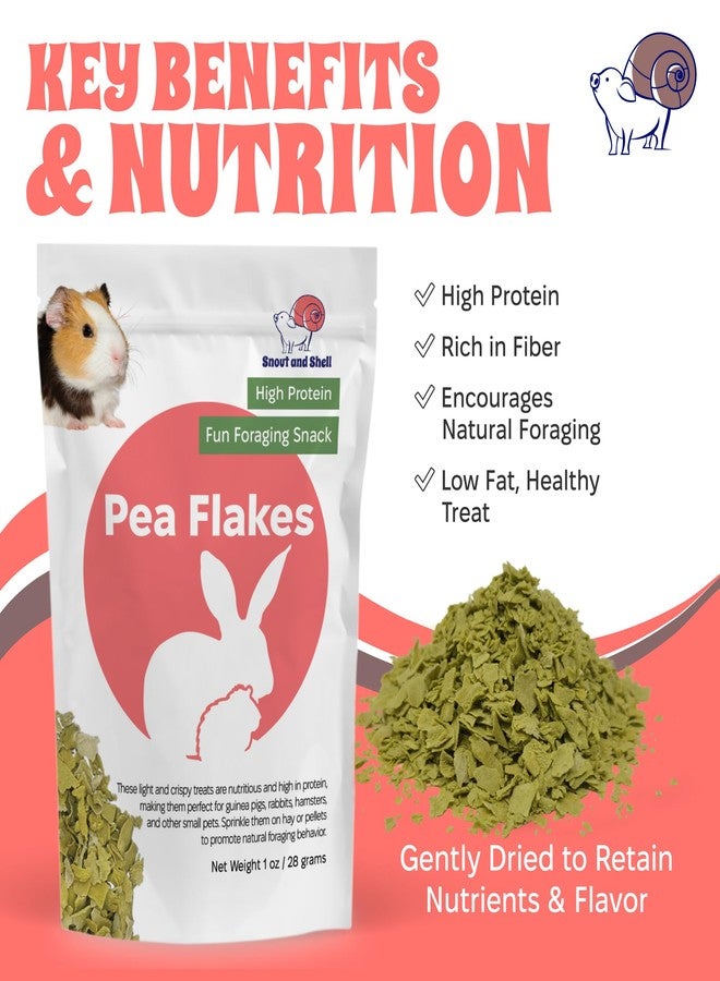 Snout and Shell Floral Favorites by Snout and Shell - 4-in-1 Natural Treats for Small Pets - Pea Flakes, Marigold, Rose Petals & Hibiscus - Healthy Snacks for Rabbits, Guinea Pigs, Chinchillas & More - Image 5