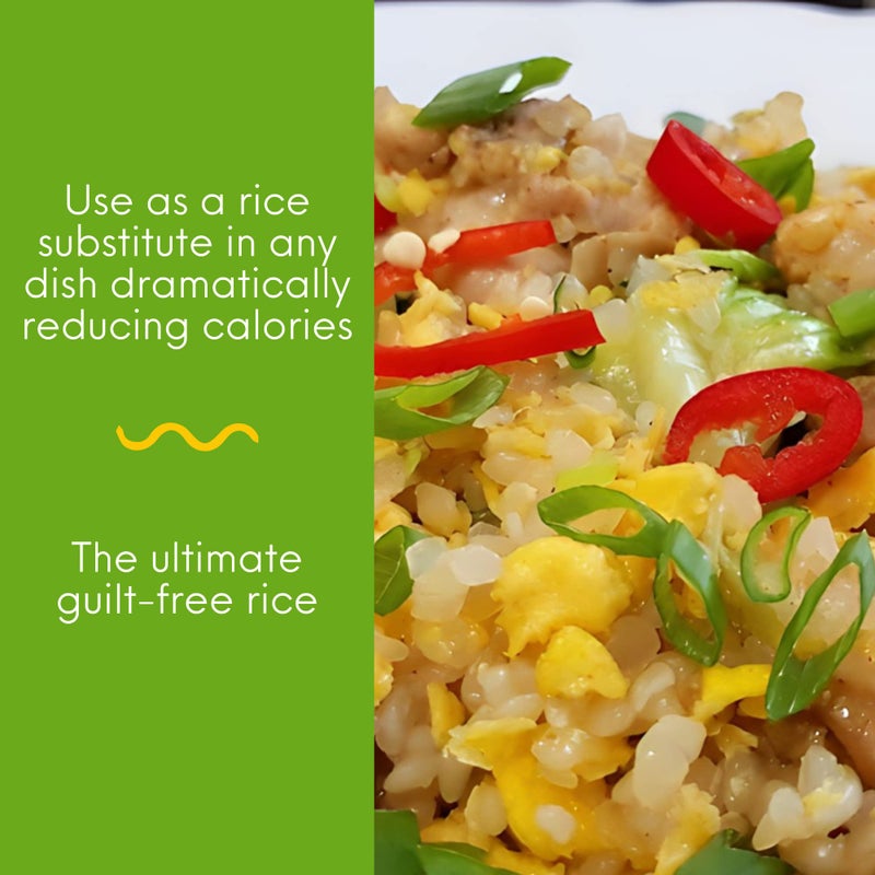 Miracle Noodle Miracle Rice, 8 Oz (Pack of 10), Plant Based Shirataki Konjac Rice, 5 Calories, 1g Net Carbs Per Serving, Keto, Gluten-Free - Image 2