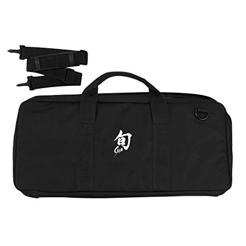 Shun Knife Roll, 20 Slot Kitchen Knife Holder, Carrying Case for Culinary Students and Professional Chefs, Sturdy Construction - Image 1