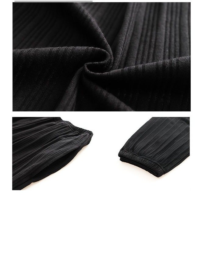 Men's Pajama Set, Cotton Long Sleeve Striped Pajama Set Two Pieces of Casual Pajamas  - Image 2