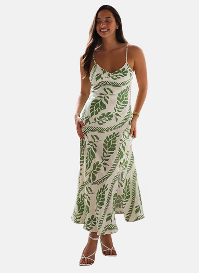 يونيكي فستان بطبعة زهور - Image 1