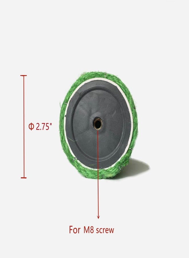 SHENGOCASE عبوة من قطعتين من أعمدة بديلة لشجرة القطط، طول 15.75 بوصة، قطر 2.75 بوصة، عمود بديل لخدش القطط باللون الأخضر مع مسمار M8 - Image 3