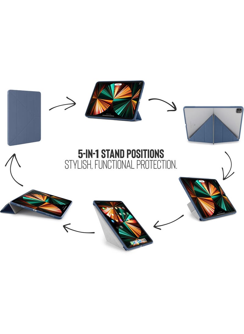 Pipetto Origami No. 1 Ultra Smart Designed Case Cover with 5 in 1 Stand Compatible Apple iPad Pro 12.9 inch (2021) and Pencil 2  - Image 2