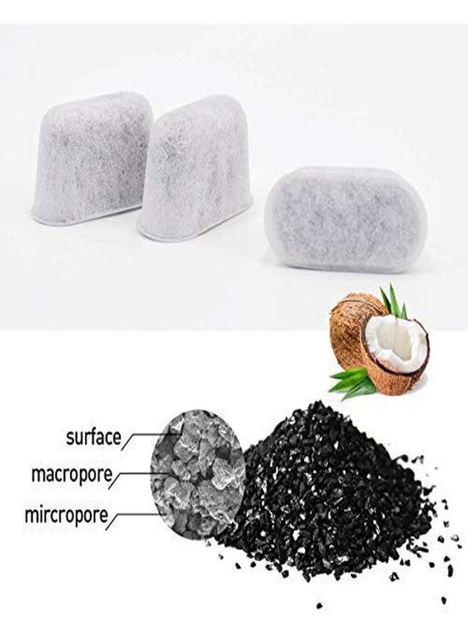 PUREUP Replacement Charcoal Water Filters for All Cuisinart Coffee Machines - Cuisinart Compatible (NOT KEURIG) Filters Fit Both Newer & Older Models Cuisinart Coffee Makers Pack of 12 - Image 3