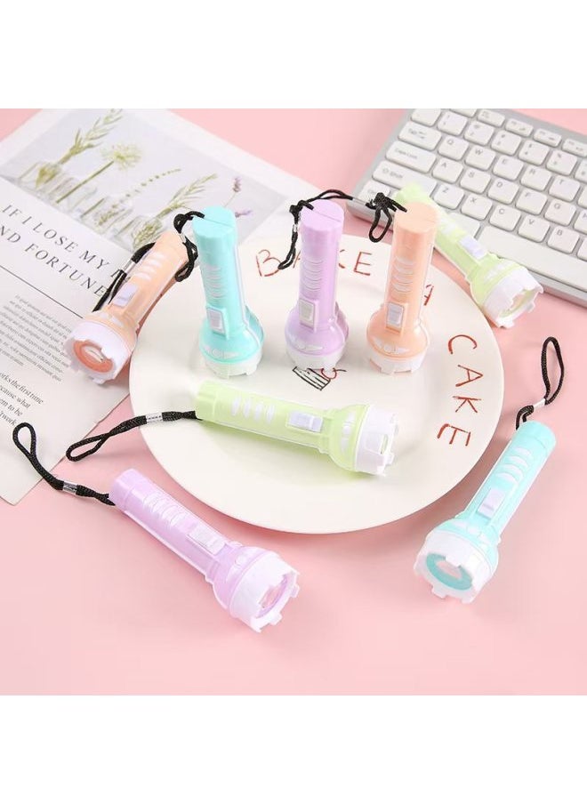 Generic - Luminous Toy Small Gift Super Bright Small Flashlight Convenient Mini Lighting Flashlight Kindergarten Children's Prize Gift-Specifications:Macaron Flashlight (2000 Pcs/box) - Image 1