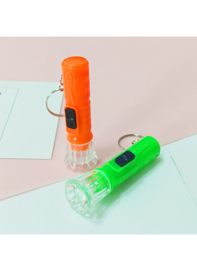 Generic - Luminous Toy Small Gift Super Bright Small Flashlight Convenient Mini Lighting Flashlight Kindergarten Children's Prize Gift-Specifications:Macaron Flashlight (2000 Pcs/box) - Image 1
