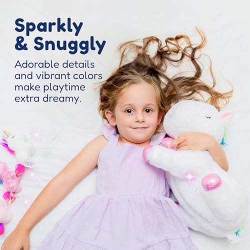 PixieCrush Unicorn Stuffed Animals for Girls, Set of 5 - Mommy with Babies - Magical Giant Stuffed Animal - Enchanting Unicorn with Babies Set - Plush Animals for Kids - Image 4