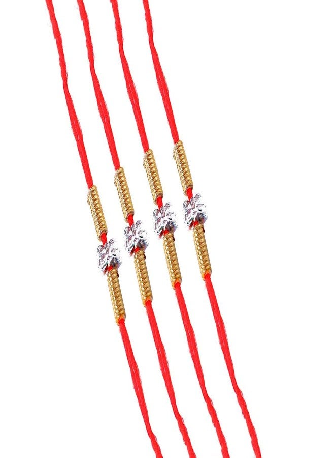 Suninow Designer Butterfly Thread Rakhi(Pack of 4)