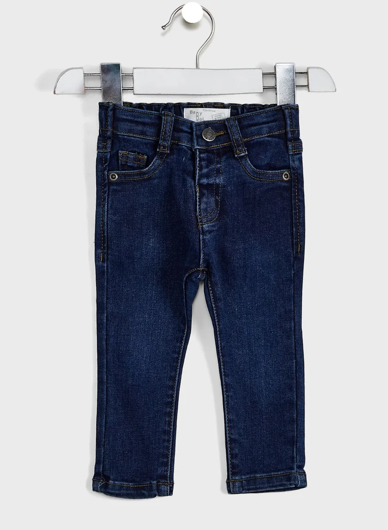 Babybol Infant Dark Wash Slim Fit Jeans