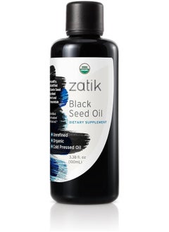 zatik Naturals - Black Seed Oil, Unrefined Organic Cold Pressed Oil, Higher Efas, Serving Natural Immune Booster And All-Natural Defense Mechanism  - Image 1