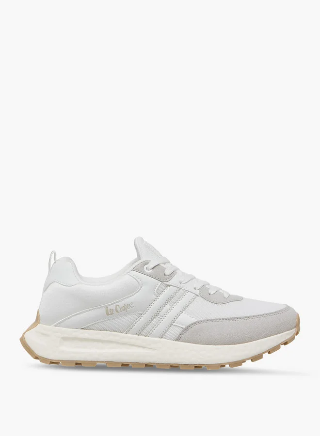 Lee Cooper Mens' Panelled Lace-Up Sneakers