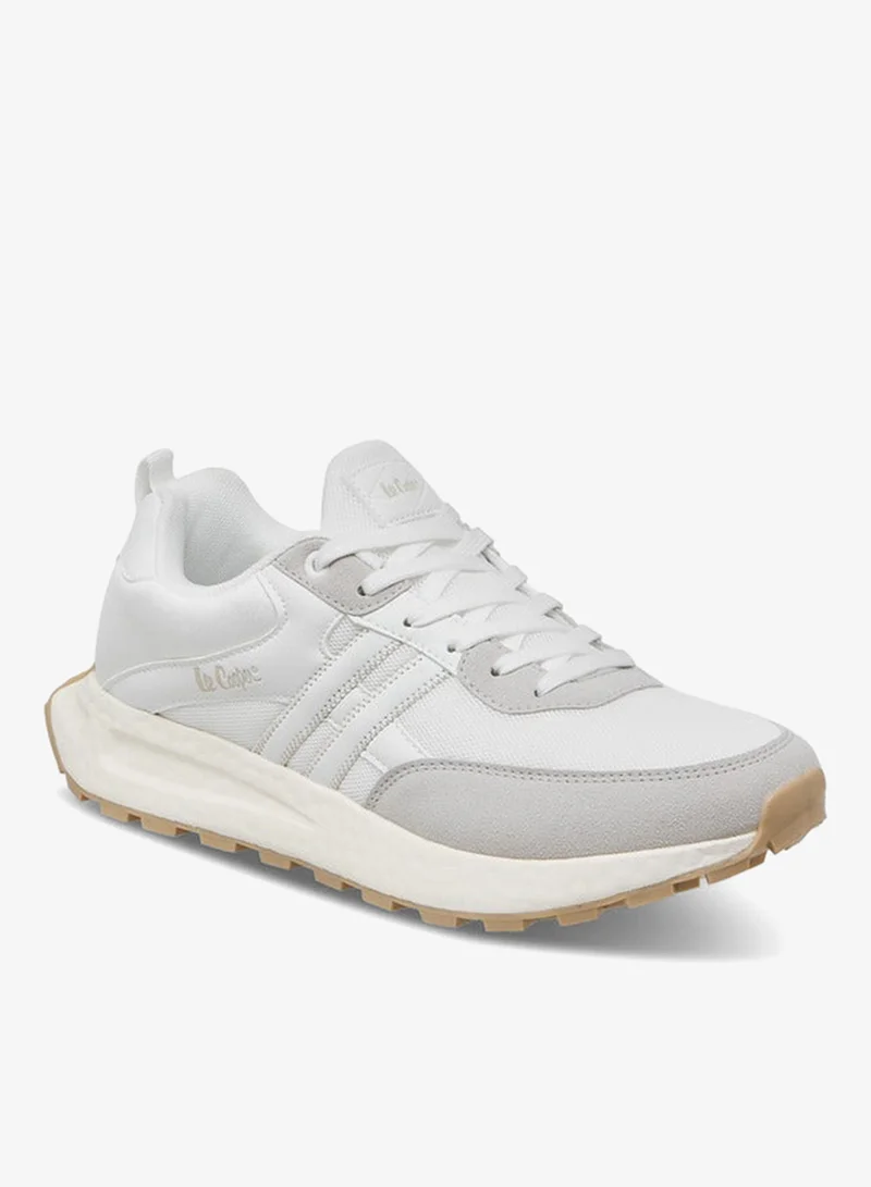 Lee Cooper Mens' Panelled Lace-Up Sneakers