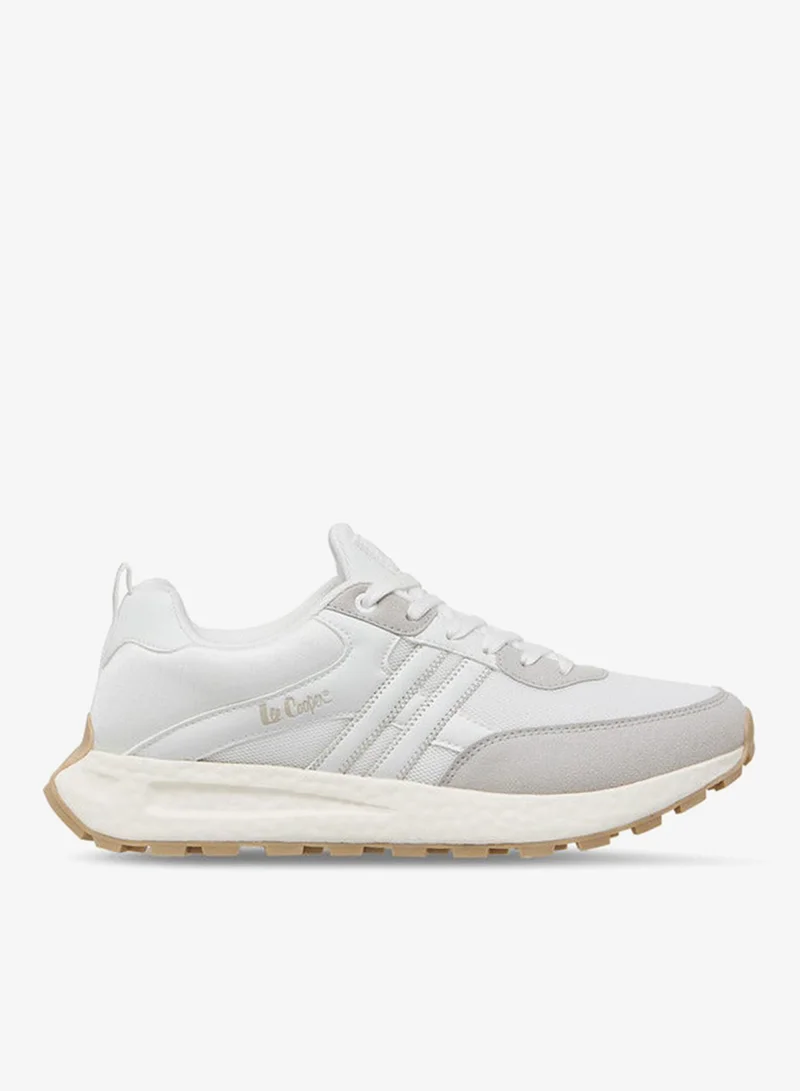 Lee Cooper Mens' Panelled Lace-Up Sneakers