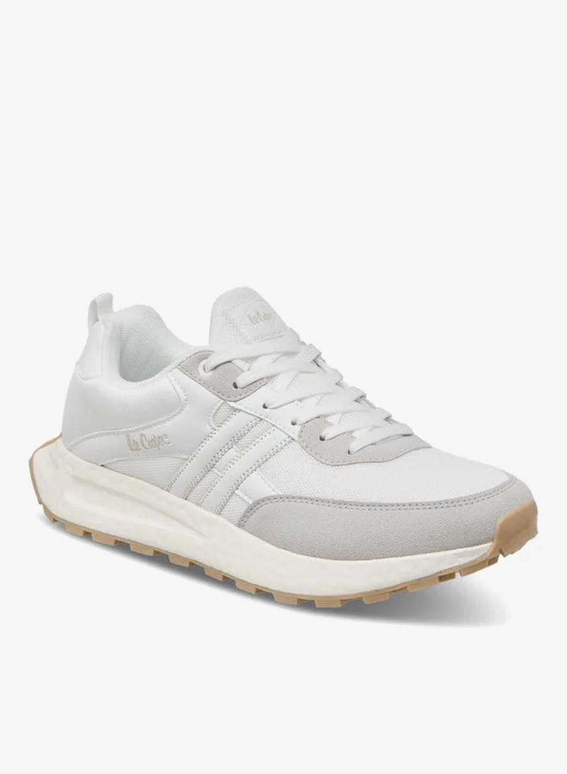 Lee Cooper Mens' Panelled Lace-Up Sneakers