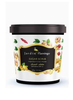Jardin Flamingo Flamingo Sugar Scrub Argan Oil and Turmeric Powder  - Image 1