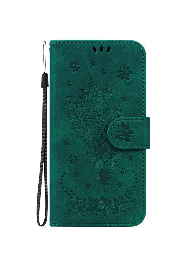 S-TOP Case For Nokia G22 Butterfly Rose Embossed Leather Phone Case - Image 2