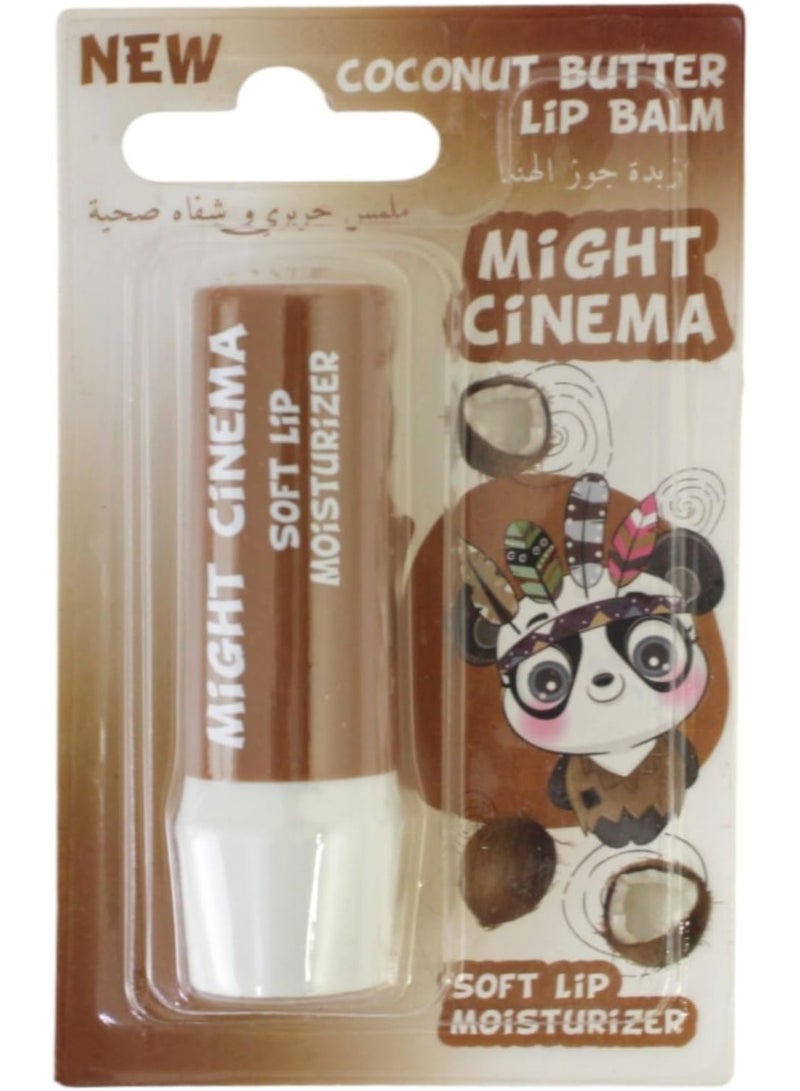 Might Cinema Soft Lip Balm Moisturizer - Coconut Butter 