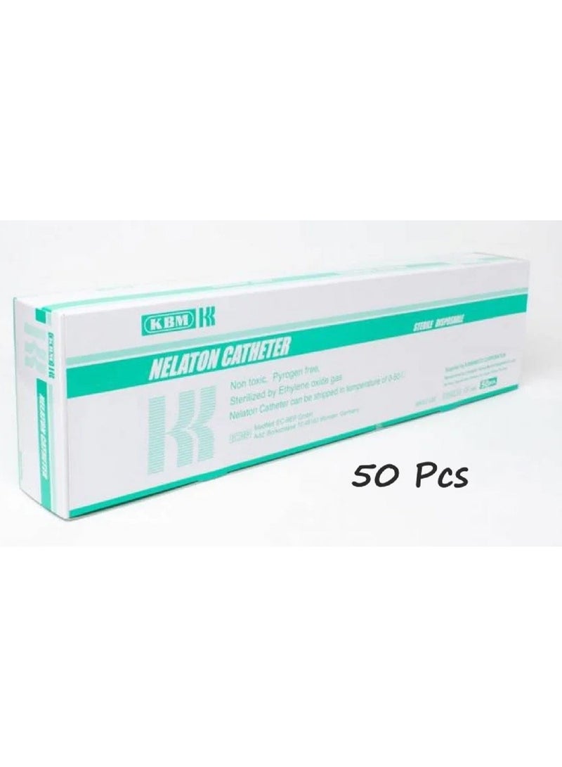 KBM Nelaton Urinary Catheter 50 Pcs/Box Size 10 Your Trusted Companion for a More Comfortable and Healthier Life - Image 1