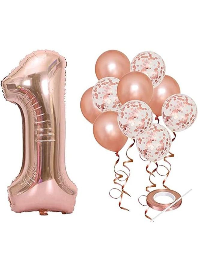 Number 1 Balloons Decorations  - Image 1
