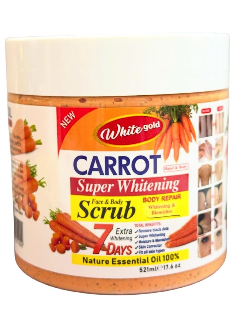 وايت غولد مقشر الجزر لتبييض الجسم وإصلاحه 521 مل