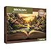 BBOLDIN Fantasy Book Sunset Puzzle 1000 Pieces for Adults Magic Forest Mountain Landscape Jigsaw Puzzles Cabin Vintage Nature Scenery Puzzles - Image 4