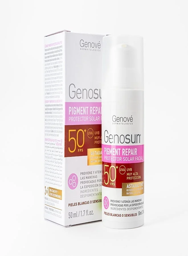 Genove  Genosun Pigment Repair Sunscreen SPF 50+ Facial Cream (50ml) | Anti-Hyperpigmentation Sunblock & Dark Spot Corrector Face Moisturizer  | Best Price UAE