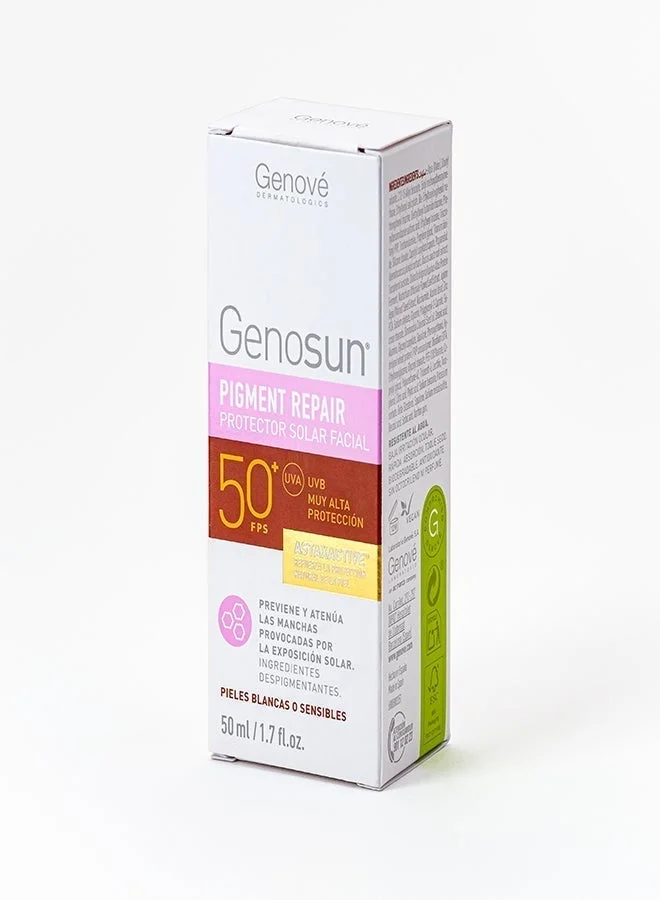 Genove  Genosun Pigment Repair Sunscreen SPF 50+ Facial Cream (50ml) | Anti-Hyperpigmentation Sunblock & Dark Spot Corrector Face Moisturizer  | Best Price UAE
