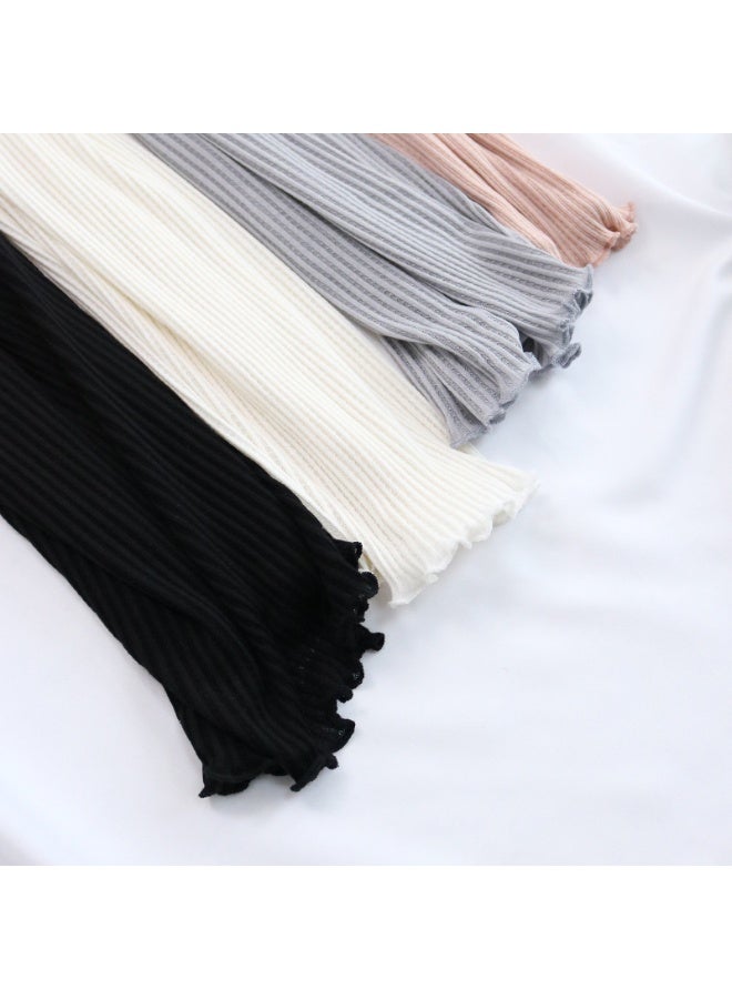 NIBEMINENT Women's Summer Silk Blend Slim Fit Short Sleeve O-Neck T-Shirt for Office and Casual Wear  - Image 2
